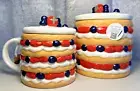 Lang by Design Group Strawberry Shortcake Sealing Canister Cookie Jar+Mug w/Lid