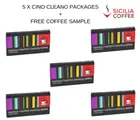 5PK Cino Cleano Breville Machine Cleaning 40 Tablets FREE SICILIA COFFEE SAMPLE