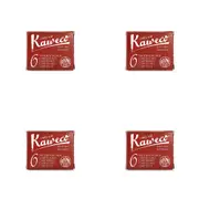 4x 6pc Kaweco Fountain Pen Ink Cartridges Refill Writing Office Stationery Red