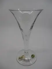 BOHEMIA CRYSTAL TEARDROP GOBLET - 7 7/8" x 4" 0211G
