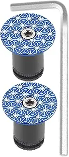 Handlebar End Caps | Road Bike Handlebar End Caps Aluminum Alloy - Cycling Accessories for Bicycle, Motorcycle, Sport and Urban Fitness