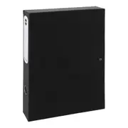 Marbig Heavy Duty Box Document File Organiser 75mm Footscalp Storage Black