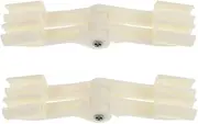 JOINPAYA 2pcs Net Stabilizer Clips Foldable Bed Canopy Fixator Small Plastic Retainer Convenient Fixing Clamps for Home Camping Tent and Balcony Netting
