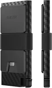 [Ekster] Carbon Cardholder Smart Wallet Built for Quick Access., Carbon Fiber, Minimalist
