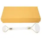 Jade Facial Roller Rock Crystal Quartz Face Massager AntiAging Puffiness Bea NOW