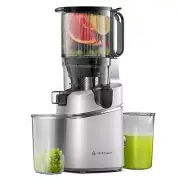 Juicer Machines, 5.3-Inch Self-Feeding Masticating Juicer Fit Whole Fruits & ...