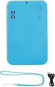 RETROGOO 4G GPS Locator Personal Emergency Response Alarm Blue with Talk Function for Student Elderly, 500400719