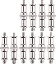 10Pack 1/4"3/8" Spigot Stud Male Tripod Screw Adapter for
