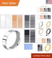 Variety of Thickness Ring Size Adjusters - 8 Sheets for Perfect Fit & Comfort
