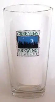 Green Bay Brewing Company, Wisconsin Hinterland Inaugural Brew, 1995 pint glass