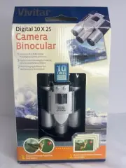 Vivitar 1611211 Digital Camera Binoculars 10x25 - LCD Screen, NIB, Vintage 2008