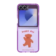 Galaxy Z Flip6 Impact Case Beary Cute Day