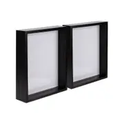 Nicola Spring 3D Deep Box Photo Frames - 8 x 10" - Pack of 2