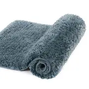Large Bathroom Rug (24 x 36) Extra Soft and Absorbent Shaggy 24" x 36" Slate