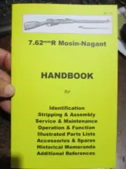 7.62mmR MOSIN NAGANT Skennerton In Field HAND BOOK Maintenance No 13
