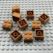 LEGO Brick - Medium Nougat- 2 x 2 - QTY x10