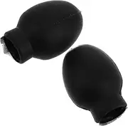 Generic 1 Pair Drumstick Set Silent Drum Stick Sea-Yellow Drumsticks Drum Type Drum Stick Marine Connector Accessories Drum Stick Clamp Connector Grip Drumsticks Kit Stickers Rubber Black