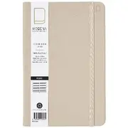 Modena A5 Recycled PU Ruled Notebook Beige