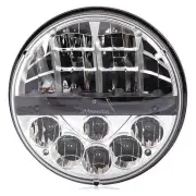 Maxxima Headlight,1100 lm,3-3/4" W,LED,Black MHLE-07HILO Maxxima MHLE-07HILO