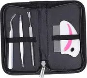 Useful Premium Tick Remover Kit, Stainless Steel Tick Remover Pet Tick Remover Tool Treatment Fleas Fork Lice Clip Tweezer Comb