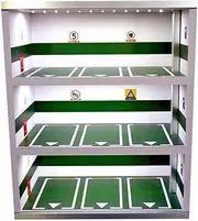 Simulation Parking lot Mode 1:43 Underground Parking Lot 3 Layers Garage Display Cabinet for Model Car Storage Box Rack Scene Decoration Car Garage Protective Organizer Scene