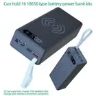 Dual USB Power Bank Case 16*18650 Battery Charger Box Shell DIY ж Kit α# U5A1