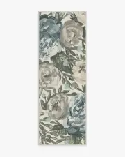 75' x 215' | Machine Washable Runner Rug | Kid & Pet Friendly | Indoor Rug | Camellia Jade Rug | Ruggable