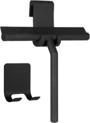 Shower Squeegee Window Wiper Scraper Cleaner Silicone Blade & Holder Hook Bathro