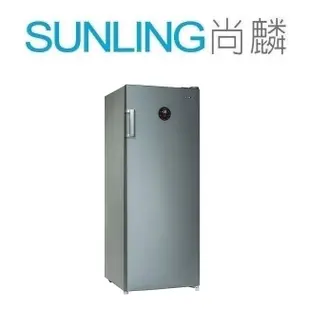 尚麟SUNLING 聲寶 170L 直立式冷凍櫃 SRF-170F 新款 SRF-171FD 分層透明抽屜 髮絲銀