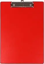 Bantex Clipboard PVC A4 Spring Clip Red [Item No. 100550083]