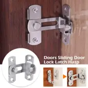90-Degree Stainless Steel Latch Safety Right Angle Sliding Lock Door St X1G3