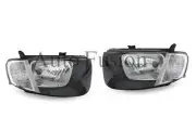 Headlights Pair With Clear Blinkers For Mitsubishi Triton ML, GL/GLX (2006-2009)