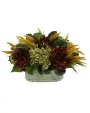 Creative Displays Assorted Hydrangea And Foxtail Fall Floral Display