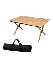 [Levede] Portable Folding Camping Table in Brown