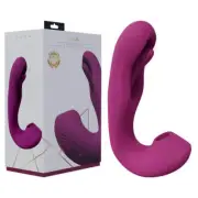 VIVE Yuna VY-001 Women's Flapping Tongue and Suction Vibrator in Pink