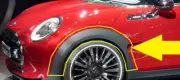 New Genuine MINI Clubman F54 14-18 Front Wheel Arch Extension Left 7348905 OEM