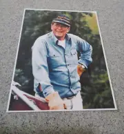 RONALD REAGAN 8"x10" frame worthy print w/Rancho Del Cielo hat on~COA