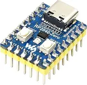 RP2040-Zero Mini Board with Pre-Soldered Header, Pico-Like MCU Board Based on Raspberry Pi MCU RP2040,Dual-Core Arm Cortex M0+ Processor, Onboard 2MB Flash Memory, Type-C USB Connector