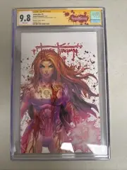 INVINCIBLE #2 ATOM EVE VIRGIN VARIANT CGC 9.8 SS Signed & Sketch Tyler Kirkham