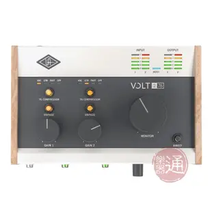 Universal Audio / Volt 276 2in/2out USB-C錄音介面(iOS可用)【樂器通】