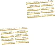 LIFKOME 2sets Stainless Steel Display Blocks Counter Shopping Mall Sign Stands DIY 10pcs*2