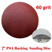 10x 7" 60 Grit Sanding Disc Paper Stick and Peel and Stick PSA Sander Abrasive