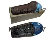 Royal Enfield "Customized D3 Leather Seat & Blue Cowl" GT & Interceptor 650