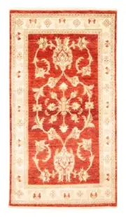 Vintage Hand-Knotted Area Rug 3'1" x 5'9" Traditional Wool Carpet