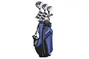 Ram Golf SDX Mens Golf Clubs Set + Bag, Left Hand, Graphite/Steel