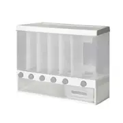 Grain Container Cereal Dispenser 10kg Dry Food Rice Flour Storage Box Wall