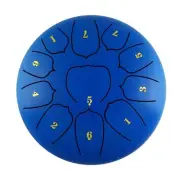 6 Inch 11 Tone Steel Tongue Drum Hand Pan Drum Drumstick Percussion Music4218