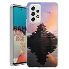 For Samsung Galaxy A23 5g A52 A53 TPU Case Cover+Glass(Japan Castle)
