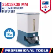 12Kg Auto Grain Dispenser Cereal Case Storage Box Food Rice Container Kitchen