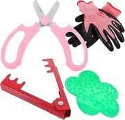 HAKIDZEL 1 Set Gardening Tools Set Floral Shears Pruning Scissors Rake and Gloves for Bonsai Care and Plant Maintenance Durable and Practical Garden Accessories for Enthusiasts